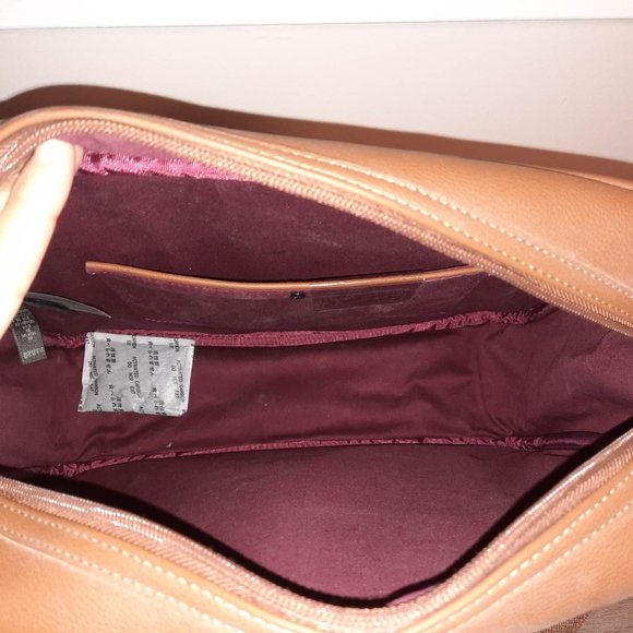 Ted Baker cognac men's messenger bag - Picture 3 of 5